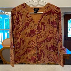 Paisley cardigan
